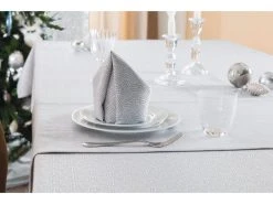 Bestes Angebot ⌛ Decore Tischläufer Shine - 40x150 cm in silberfarben 🛒 -Weihnachtsdeki Verkaufe 6935721 0649574 7 24900658