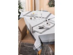 Bester Verkauf 🛒 Decore Tischläufer Damast - 40x150 cm in grau 🔥 -Weihnachtsdeki Verkaufe 6935765 0649623 1 24900723