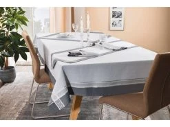 Bester Verkauf 🛒 Decore Tischläufer Damast - 40x150 cm in grau 🔥 -Weihnachtsdeki Verkaufe 6935767 0649623 3 24900723