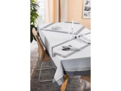 Bester Verkauf 🛒 Decore Tischläufer Damast - 40x150 cm in grau 🔥 -Weihnachtsdeki Verkaufe 6935768 0649623 4 24900723